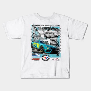 Denny Hamlin 400 Race Winner Kids T-Shirt